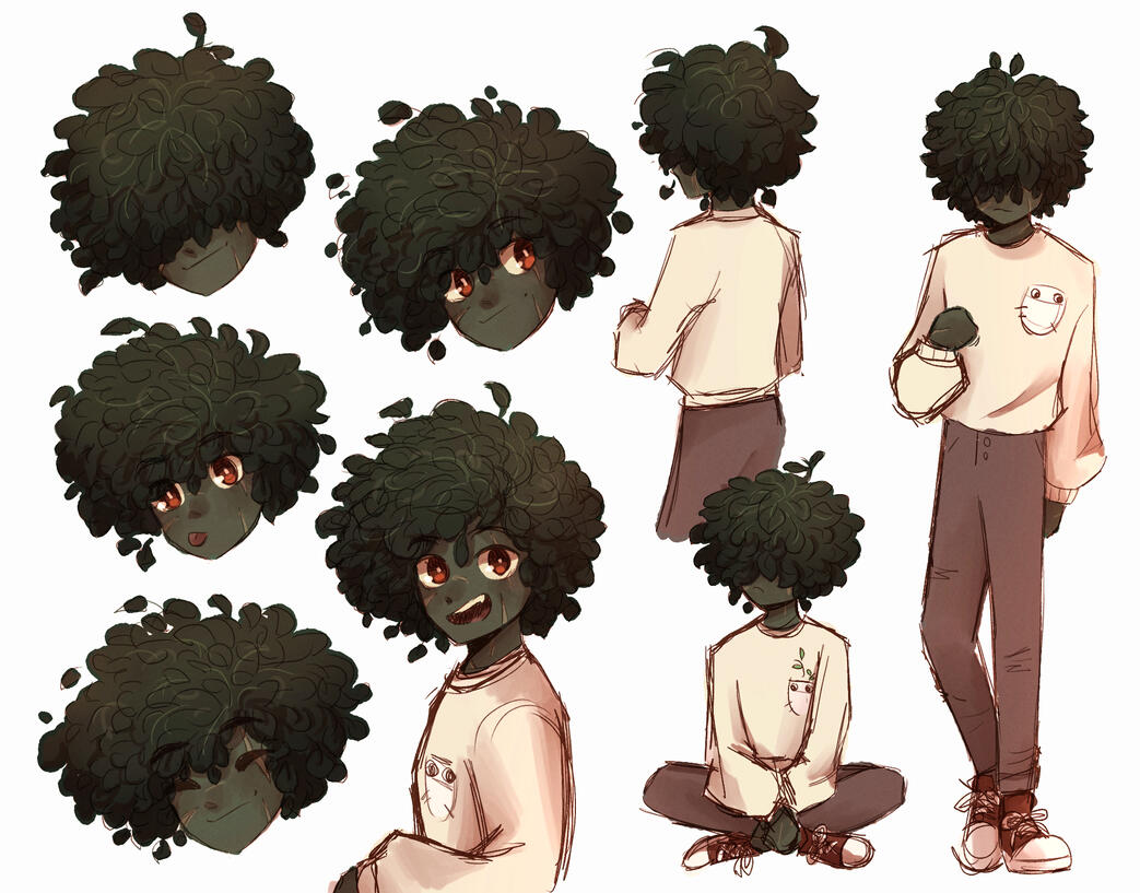 Character Design Reference Sheet Commission